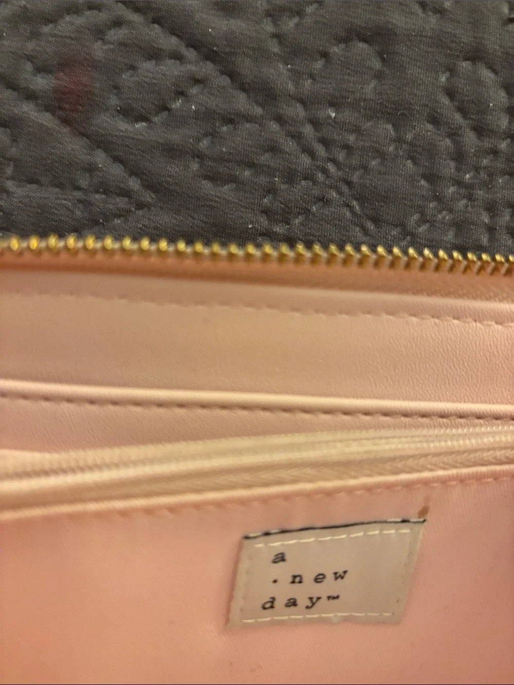 Convertible Blush Pink Wristlet Clutch with Detachable Strap